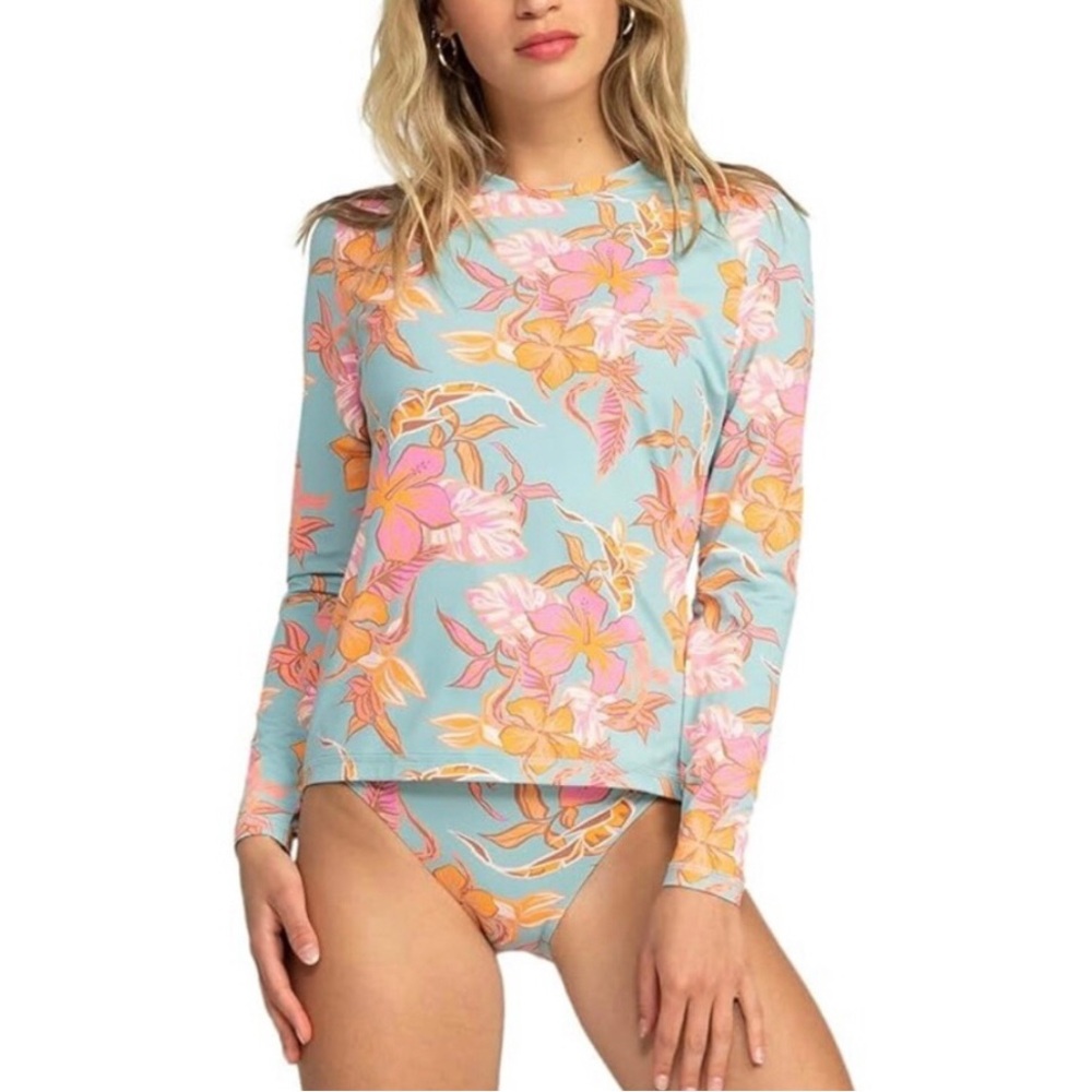 Roxy surf shirt, sun shirt, rash guard